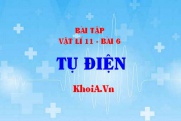 Bài tập Tụ điện: Giải bài 1, 2, 3, 4, 5, 6, 7, 8 trang 33 SGK Vật lí 11